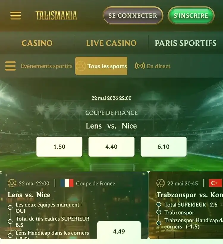 Paris sportifs : consulter les cotes depuis un téléphone